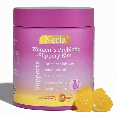 Her Secret Gummy – pH Balance, Freshness & Dryness Relief | Slippery Elm + Lactobacillus Blend | Hawaiian Pineapple